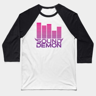 Suond Demon Purple and Pink Baseball T-Shirt